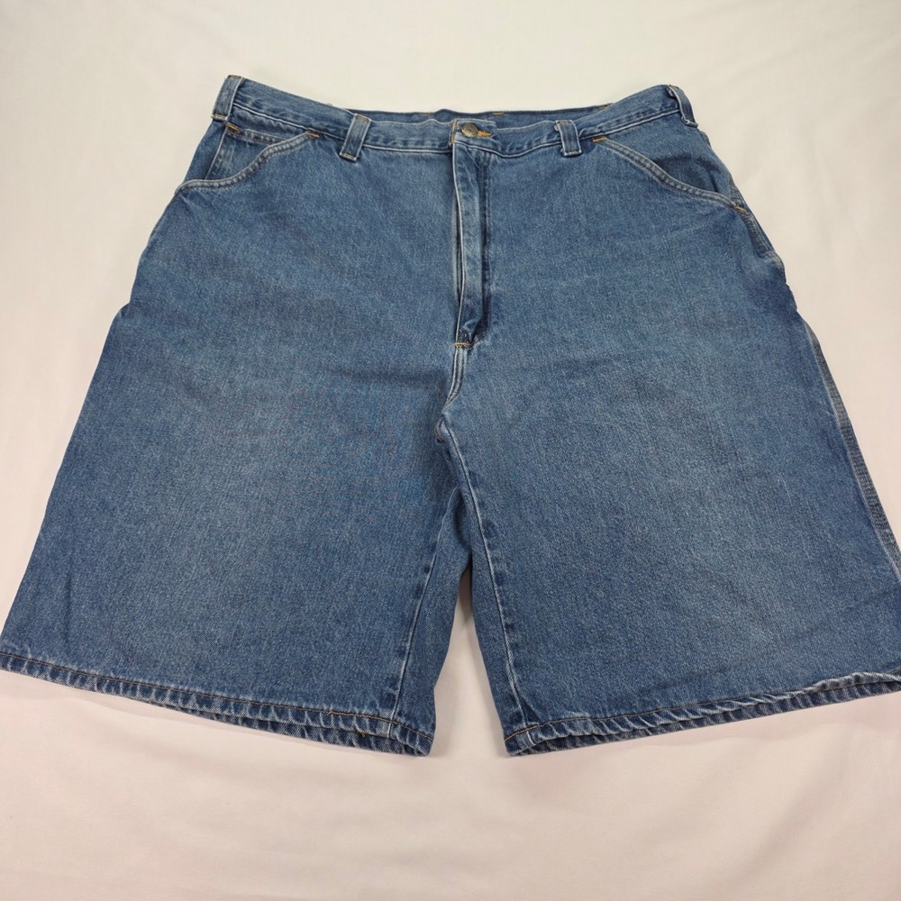 Texas Jeans USA Mens Carpenter Denim Shorts Blue 100% Cotton Size 42 Made in USA